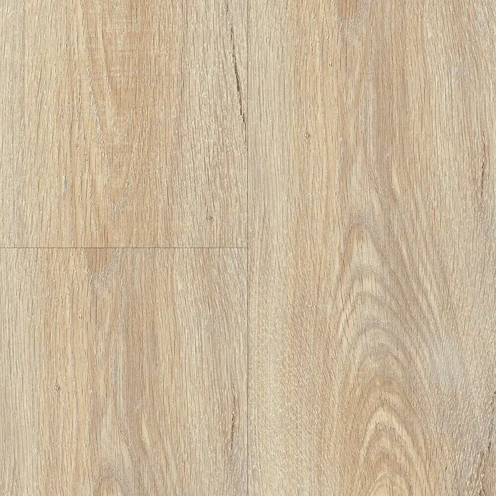 LOGOCLIC Laminatmuster Silentos Eiche Mira - 296 x 195 x 1 mm, Landhausdiele - Helle Holzstruktur mit feinen Maserungen, ideal für Bodenbeläge oder Wandverkleidungen. Die natürliche Optik schafft eine warme Atmosphäre.