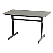 Alco Gartentisch (L x B x H: 120 x 80 x 74 cm, Stahl, Anthrazit, Klappbar) | BAUHAUS