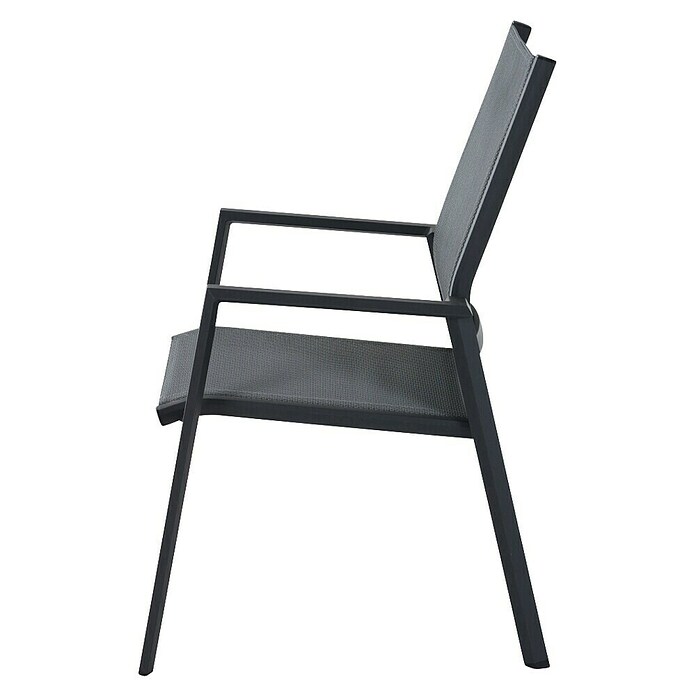 Siena Garden Stapelsessel Tauro (Ranotex-Gewebe, Stapelbar, Anthrazit, B x T x H: 63 x 70,5 x 99,5 cm) | BAUHAUS