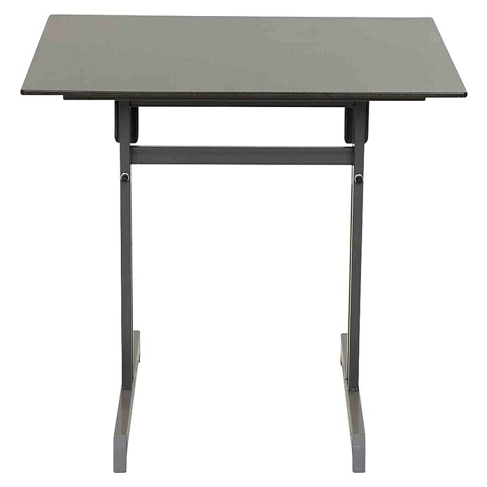 Alco Gartentisch (L x B x H: 80 x 80 x 74 cm, Stahl, Anthrazit, Klappbar) | BAUHAUS
