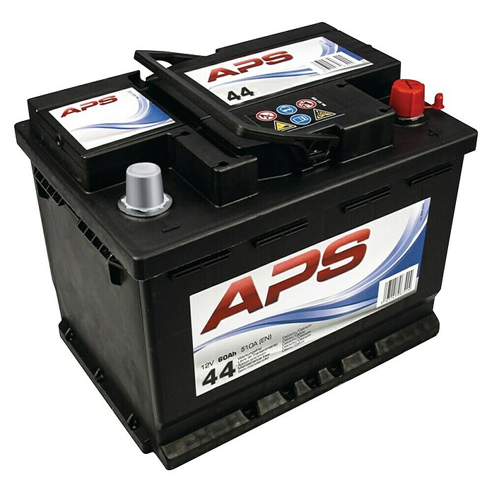Autobatterie APS 12V/90AH KSN 12 (90 Ah, 12 V, Schwarz) | BAUHAUS