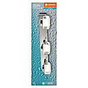 Ledvance Orbis Aplique de pared LED (16,5 W, L x An x Al: 50 x 13 x 9 cm, Cromo, Blanco cálido, 3 ud.) | BAUHAUS
