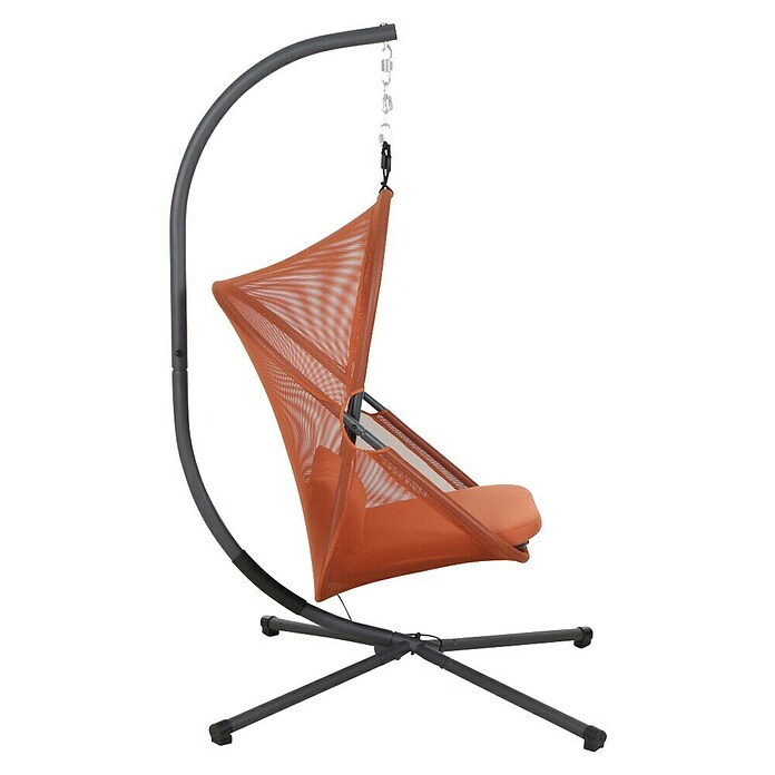 Siena Garden Hängesessel Yobaya mit Schutzhülle (L x B x H: 106 x 123 x 195 cm, Rot) | BAUHAUS
