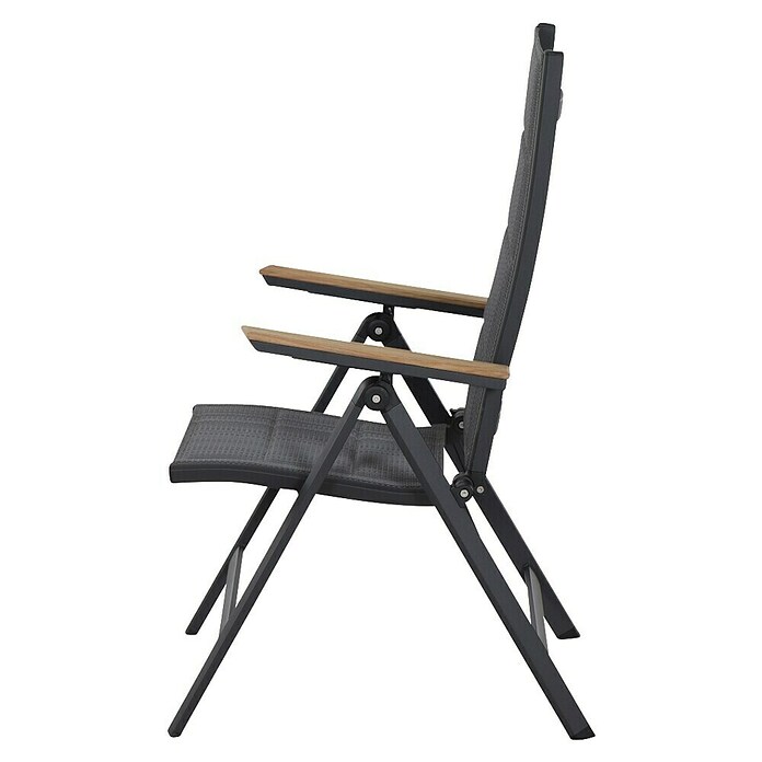 Siena Garden Tesoro Garten-Positionssessel Tesoro (Ranotex®-Gewebe, Rückenlehne verstellbar, Anthrazit, B x T x H: 59 x 68 x 110 cm, 2 Stk.) | BAUHAUS