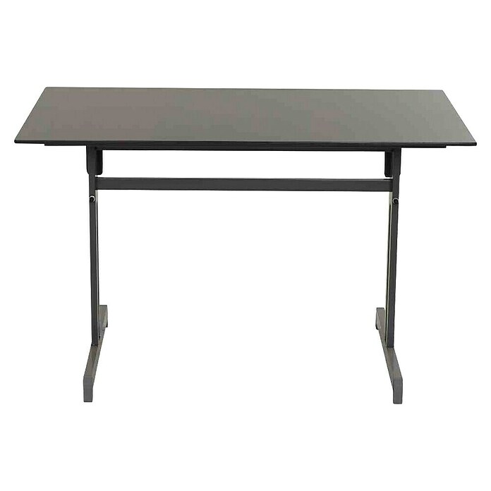 Alco Gartentisch (L x B x H: 120 x 80 x 74 cm, Stahl, Anthrazit, Klappbar) | BAUHAUS