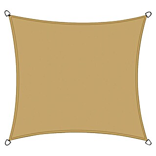 Siena Garden Sonnensegel Solino inkl. Zubehör-Set (L x B: 360 x 360 cm, Sand, Quadratisch)