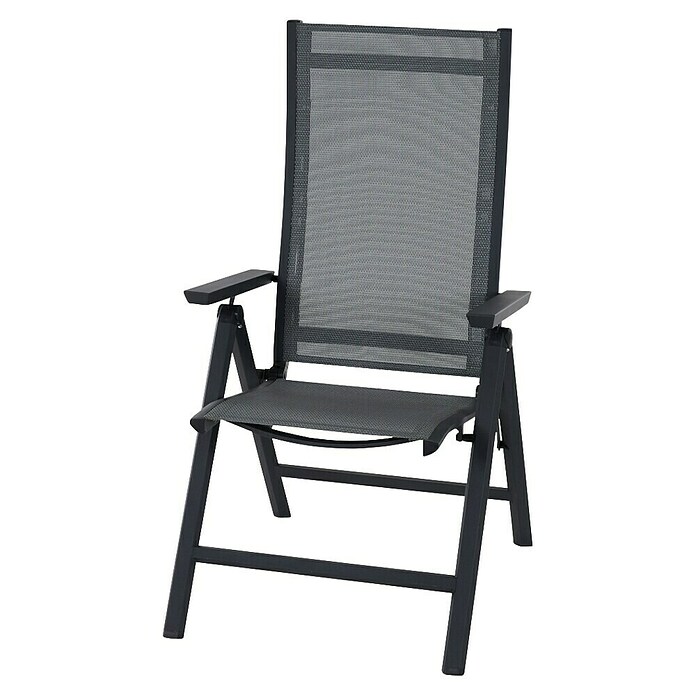 Siena Garden Klappstuhl Tauro (Ranotex-Gewebe, Klappbar, Anthrazit, B x T x H: 60 x 66 x 110 cm) | BAUHAUS