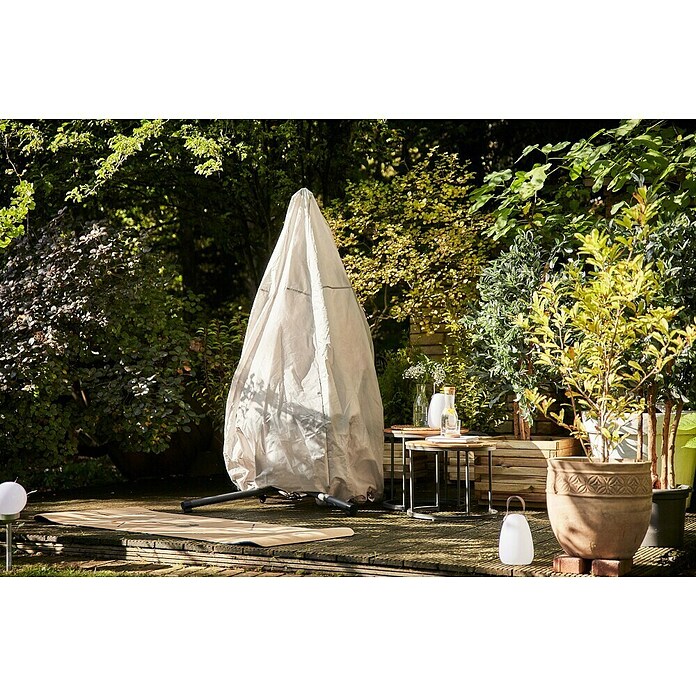 Siena Garden Hängesessel Yobaya mit Schutzhülle (L x B x H: 106 x 123 x 195 cm, Rot) | BAUHAUS