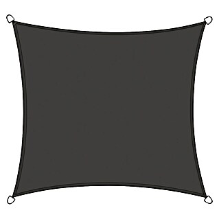 Siena Garden Sonnensegel Solino inkl. Zubehör-Set (L x B: 360 x 360 cm, Natur, Quadratisch)