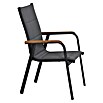 Siena Garden Stapelstuhl Tesoro (4 Stk., Ranotex®-Gewebe, Stapelbar, Anthrazit, B x T x H: 62,5 x 68 x 98 cm) | BAUHAUS