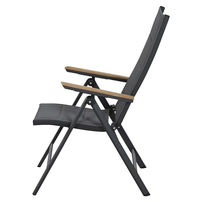 Siena Garden Tesoro Garten-Positionssessel Tesoro (Ranotex®-Gewebe, Rückenlehne verstellbar, Anthrazit, B x T x H: 59 x 68 x 110 cm, 2 Stk.) | BAUHAUS
