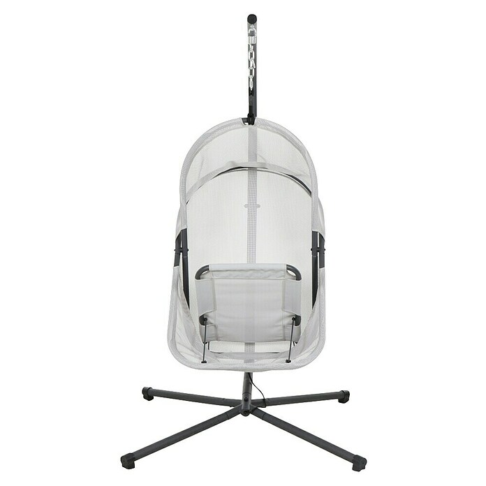 Siena Garden Hängesessel Yobaya mit Schutzhülle (L x B x H: 106 x 123 x 195 cm, Grau) | BAUHAUS