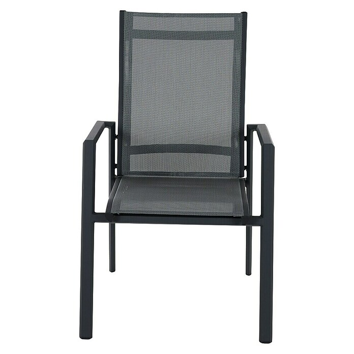 Siena Garden Stapelsessel Tauro (Ranotex-Gewebe, Stapelbar, Anthrazit, B x T x H: 63 x 70,5 x 99,5 cm) | BAUHAUS
