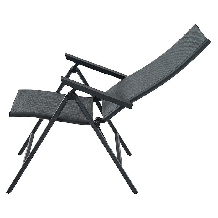 Siena Garden Klappstuhl Tauro (Ranotex-Gewebe, Klappbar, Anthrazit, B x T x H: 60 x 66 x 110 cm) | BAUHAUS