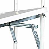 Alco Balkon-Hängetisch (L x B: 60 x 40 cm, Stahl, Kunststoff, Weiß, Klappbar) | BAUHAUS