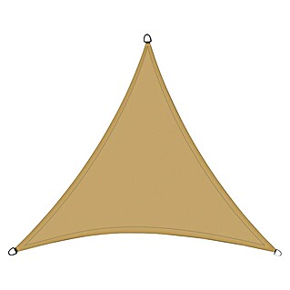 Siena Garden Sonnensegel Solino inkl. Zubehör-Set (L x B: 500 x 500 cm, Sand, Dreieckig)