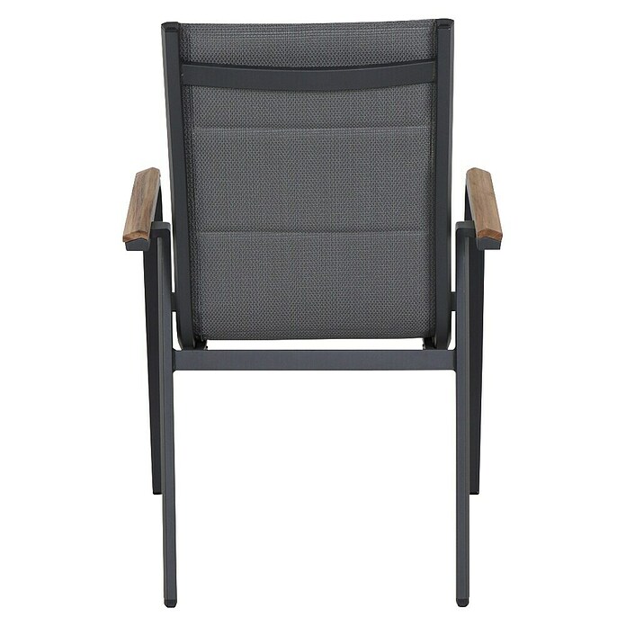 Siena Garden Stapelstuhl Tesoro (4 Stk., Ranotex®-Gewebe, Stapelbar, Anthrazit, B x T x H: 62,5 x 68 x 98 cm) | BAUHAUS