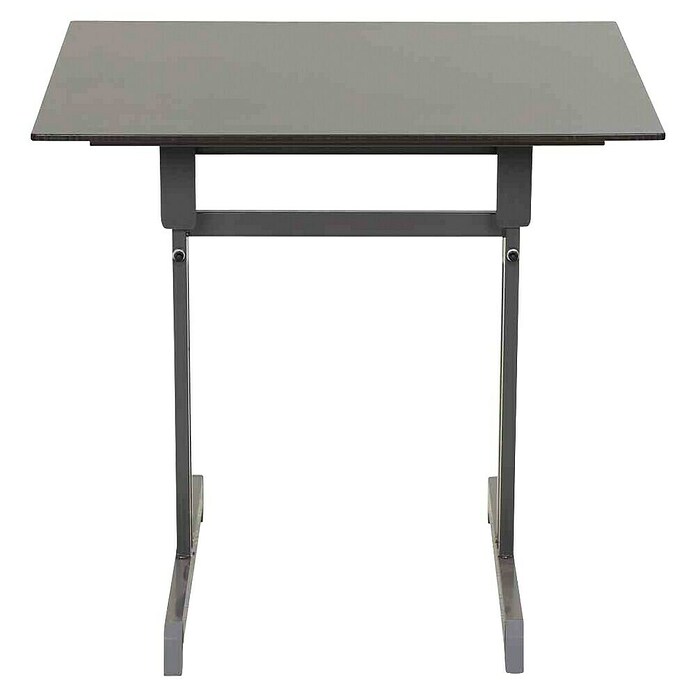 Alco Gartentisch (L x B x H: 80 x 80 x 74 cm, Stahl, Anthrazit, Klappbar) | BAUHAUS