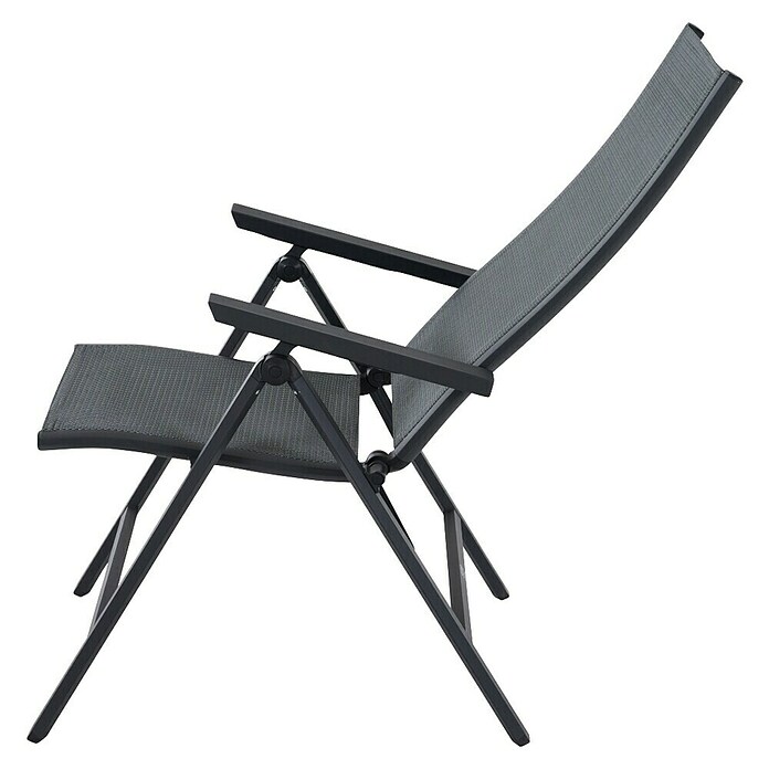 Siena Garden Klappstuhl Tauro (Ranotex-Gewebe, Klappbar, Anthrazit, B x T x H: 60 x 66 x 110 cm) | BAUHAUS