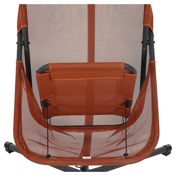 Siena Garden Hängesessel Yobaya mit Schutzhülle (L x B x H: 106 x 123 x 195 cm, Rot) | BAUHAUS