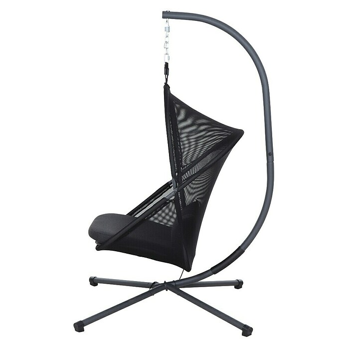 Siena Garden Hängesessel Yobaya mit Schutzhülle (L x B x H: 106 x 123 x 195 cm, Schwarz) | BAUHAUS