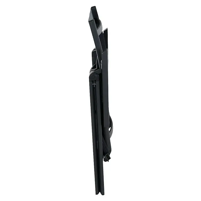 Siena Garden Klappstuhl Tauro - Ranotex-Gewebe, Klappbar, Anthrazit, B x T x H: 60 x 66 x 110 cm - Zusammengeklapptes Heimtrainer-Laufband, ideal für platzsparende Aufbewahrung. Das Laufband verfügt über einen stabilen Rahmen und ein schlankes Design.