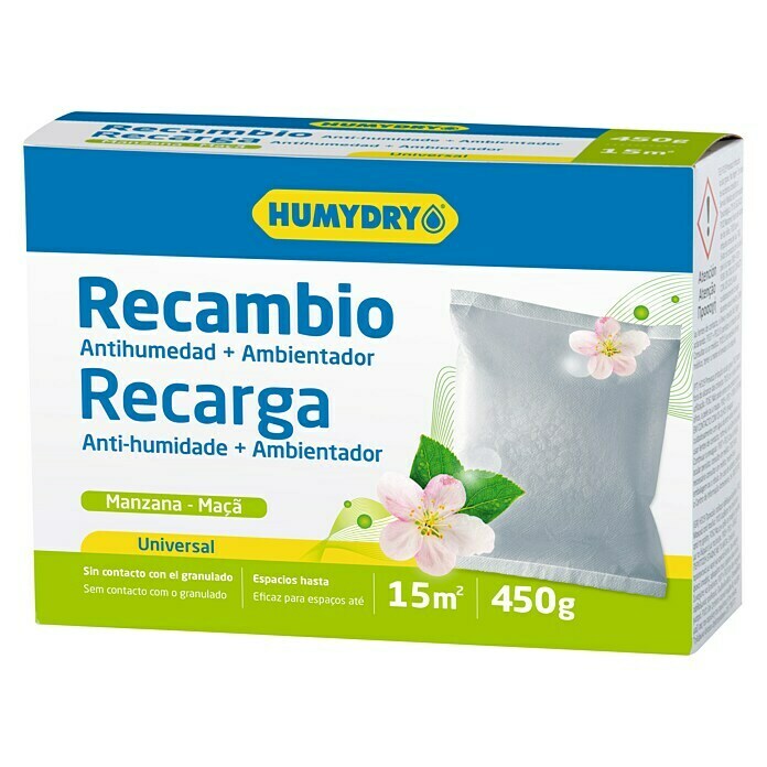 Humydry Almohadilla antihumedad Recambio (Manzana, 450 g)