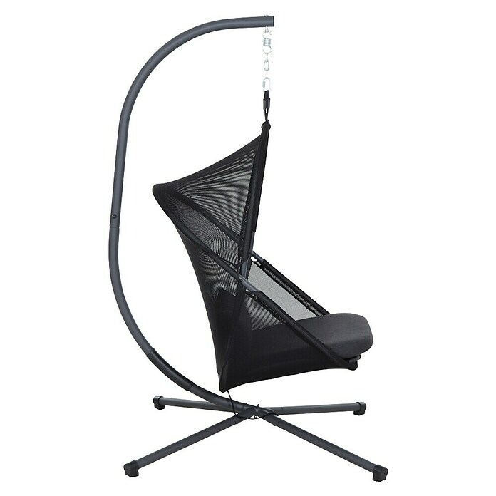 Siena Garden Hängesessel Yobaya mit Schutzhülle (L x B x H: 106 x 123 x 195 cm, Schwarz) | BAUHAUS