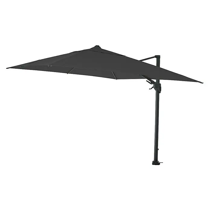 Siena Garden Ampelschirm Bosco N+ - Anthrazit, Bespannungsmaß (L x B): 300 x 300 cm - Der graue Ampelschirm bietet stilvollen Schatten im Freien. Das moderne Design und die robuste Konstruktion machen ihn ideal für Garten oder Terrasse.