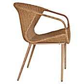 Sunfun Silla de jardín Jaanvi (L x An x Al: 56 x 67,5 x 81 cm, Natural, Ratán sintético/Acero) | BAUHAUS