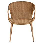 Sunfun Silla de jardín Jaanvi (L x An x Al: 56 x 67,5 x 81 cm, Natural, Ratán sintético/Acero) | BAUHAUS