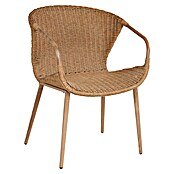 Sunfun Silla de jardín Jaanvi (L x An x Al: 56 x 67,5 x 81 cm, Natural, Ratán sintético/Acero) | BAUHAUS