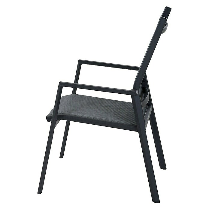 Siena Garden Stapelsessel Tauro (Ranotex-Gewebe, Stapelbar, Anthrazit, B x T x H: 63 x 70,5 x 99,5 cm) | BAUHAUS