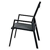 Siena Garden Stapelsessel Tauro (Ranotex-Gewebe, Stapelbar, Anthrazit, B x T x H: 63 x 70,5 x 99,5 cm) | BAUHAUS