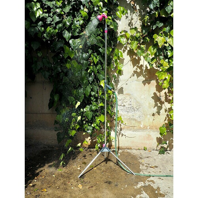 Ducha de jardín con trípode (240 cm, Trípode, Aluminio, Fucsia) | BAUHAUS