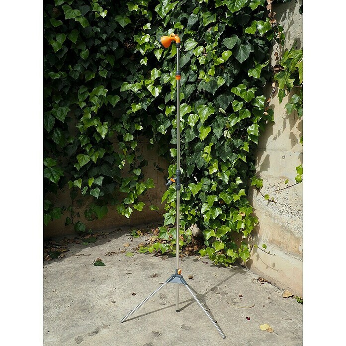 Ducha de jardín con trípode (Altura: 240 cm, Trípode, Aluminio, Naranja) | BAUHAUS