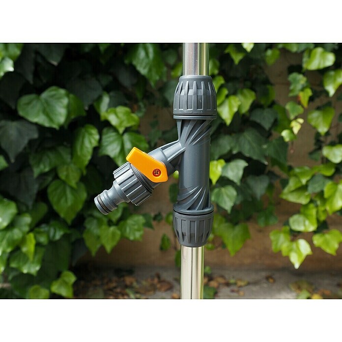 Ducha de jardín con trípode (Altura: 240 cm, Trípode, Aluminio, Naranja) | BAUHAUS