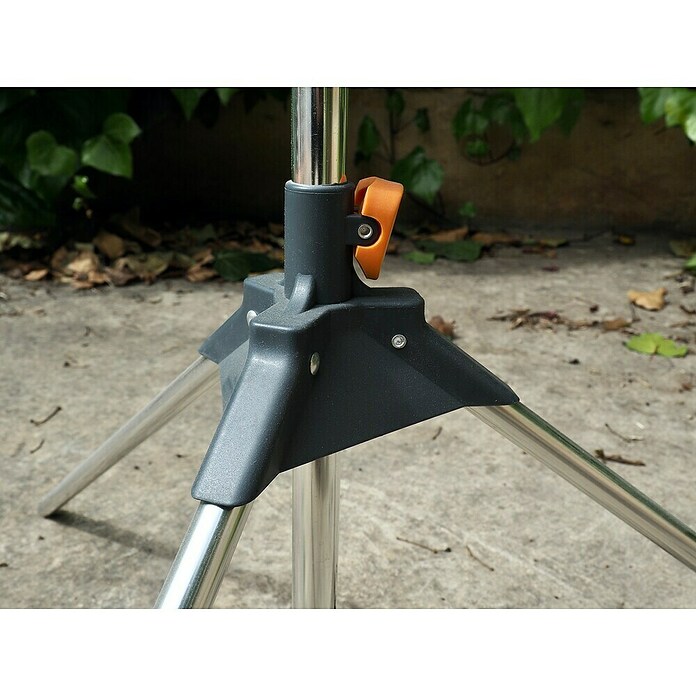 Ducha de jardín con trípode (Altura: 240 cm, Trípode, Aluminio, Naranja) | BAUHAUS