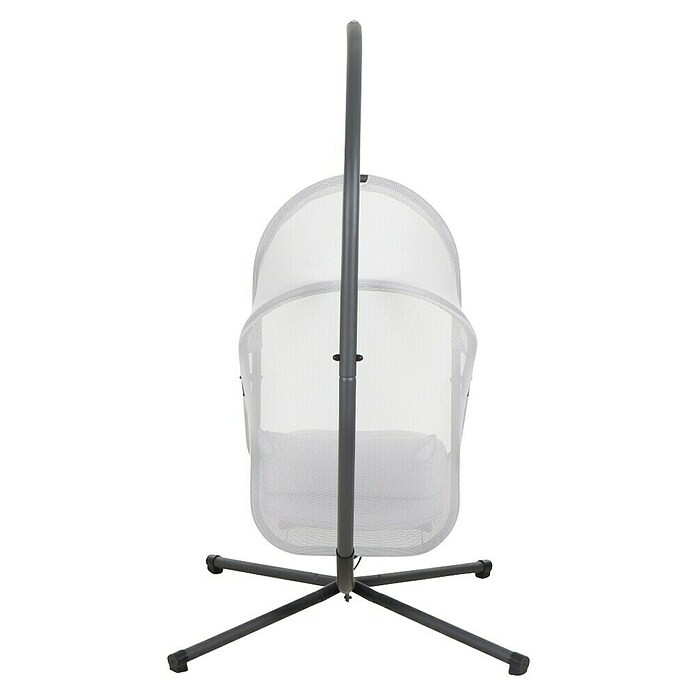 Siena Garden Hängesessel Yobaya mit Schutzhülle (L x B x H: 106 x 123 x 195 cm, Grau) | BAUHAUS