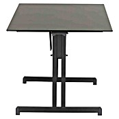 Alco Gartentisch (L x B x H: 120 x 80 x 74 cm, Stahl, Anthrazit, Klappbar) | BAUHAUS