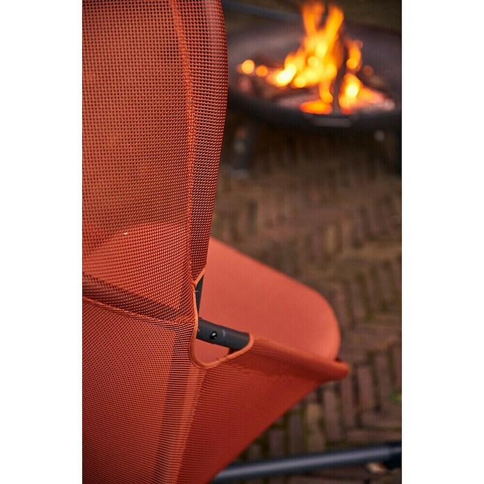 Siena Garden Hängesessel Yobaya mit Schutzhülle (L x B x H: 106 x 123 x 195 cm, Rot) | BAUHAUS