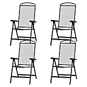 Siena Garden Klappstuhl Set Elda (4 Stk., Klappbar, Anthrazit, B x T x H: 46 x 60 x 103 cm) | BAUHAUS