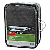 Siena Garden Sonnensegel Solino inkl. Zubehör-Set (L x B: 360 x 360 cm, Natur, Quadratisch) | BAUHAUS