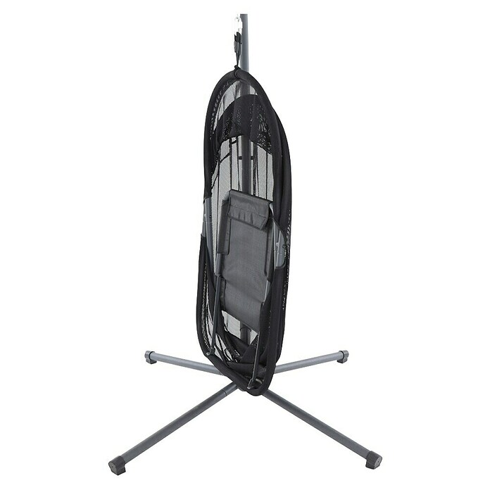 Siena Garden Hängesessel Yobaya mit Schutzhülle (L x B x H: 106 x 123 x 195 cm, Schwarz) | BAUHAUS