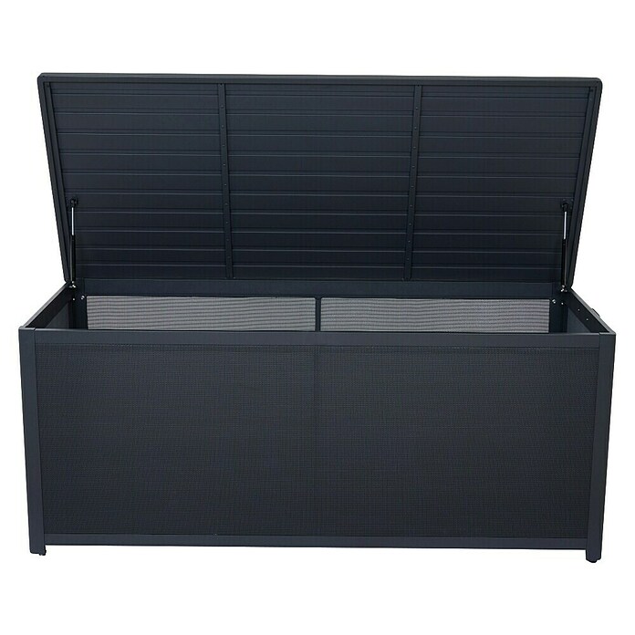 Siena Garden Garten-Aufbewahrungsbox Sabano (181 x 79,3 x 75 cm, Aluminium, Anthrazit) | BAUHAUS