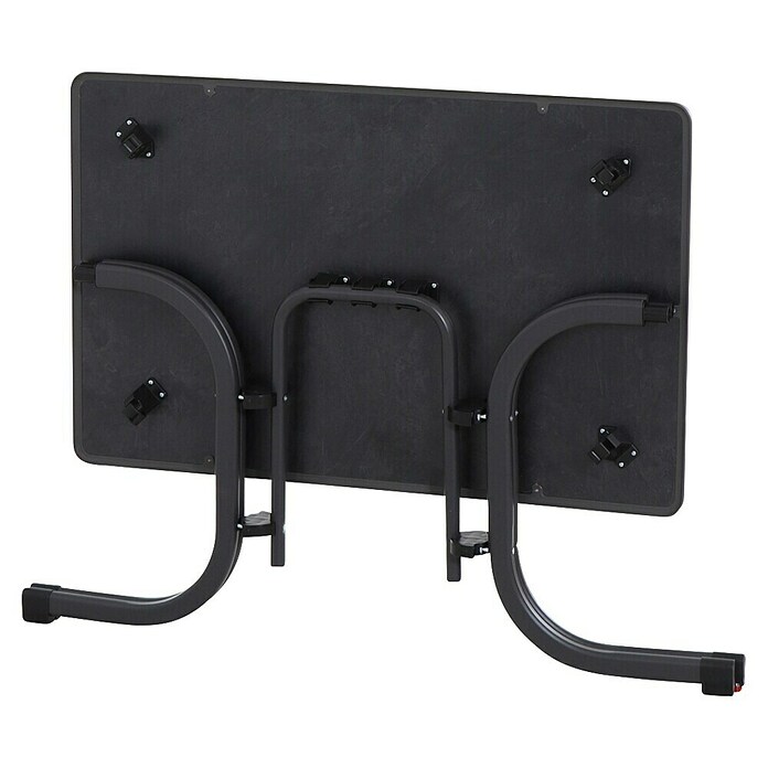 Siena Garden Urban Lights Gartenmöbel-Set Square Sessel/Paco Tisch (Sessel (L x B x H): 56 x 56 x 80 cm, Tisch (L x B x H): 110 x 70 x 71 cm, 5 -tlg., Polypropylen, Melamin, Brick/Anthrazit) | BAUHAUS