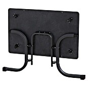 Siena Garden Urban Lights Gartenmöbel-Set Square Sessel/Paco Tisch (Sessel (L x B x H): 56 x 56 x 80 cm, Tisch (L x B x H): 110 x 70 x 71 cm, 5 -tlg., Polypropylen, Melamin, Brick/Anthrazit) | BAUHAUS