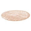 Kayoom Hochflorteppich Diamond (Puderrosa, Durchmesser: 120 cm)