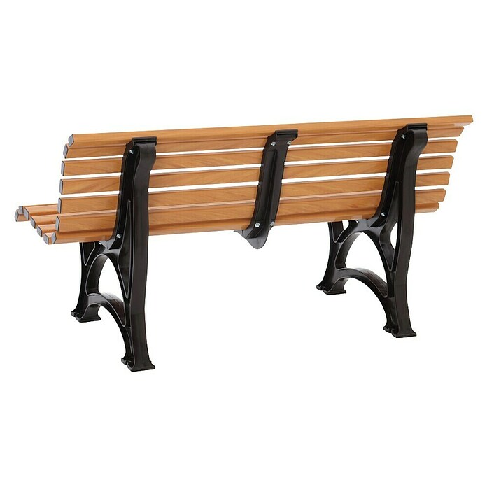 Blome Gartenbank Helgoland (B x T x H: 150 x 64 x 80 cm, Braun, Schwarz) | BAUHAUS