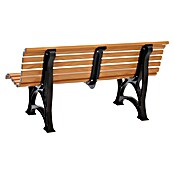 Blome Gartenbank Helgoland (B x T x H: 150 x 64 x 80 cm, Braun, Schwarz) | BAUHAUS